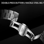 Top Luxury Square Man Watch Date Waterproof Luminous Men Wristwatch High Quality Leather Men's Quartz Watches+Box Reloj 2025 New